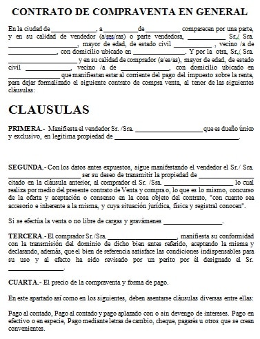 Como hacer un documento de compra y venta de un carro