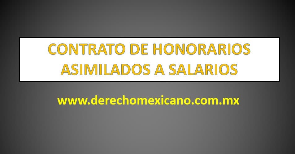 Formato Contrato De Honorarios Asimilado A Salarios I 8907