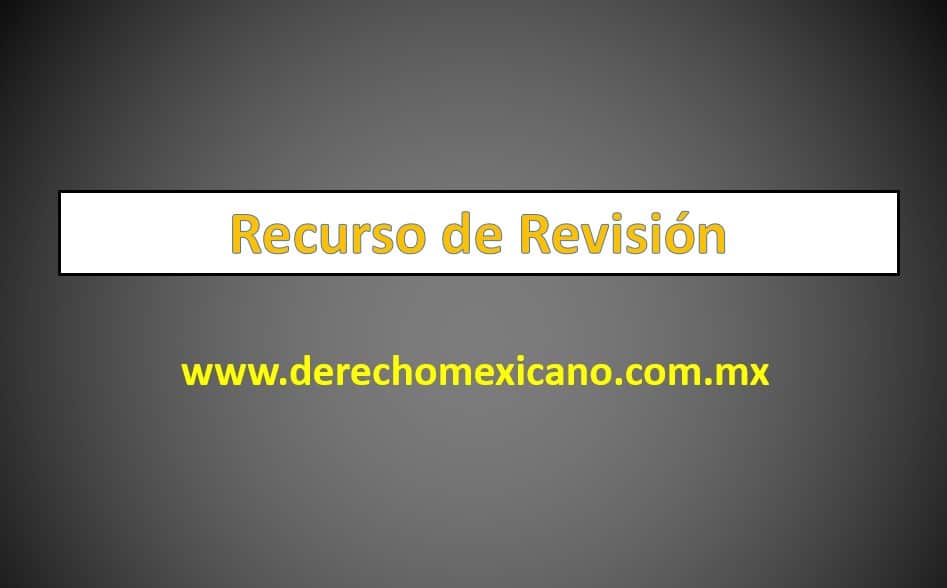 Recurso de Revisión 